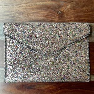 Rebecca Minkoff ✨ Glitter Leo Clutch